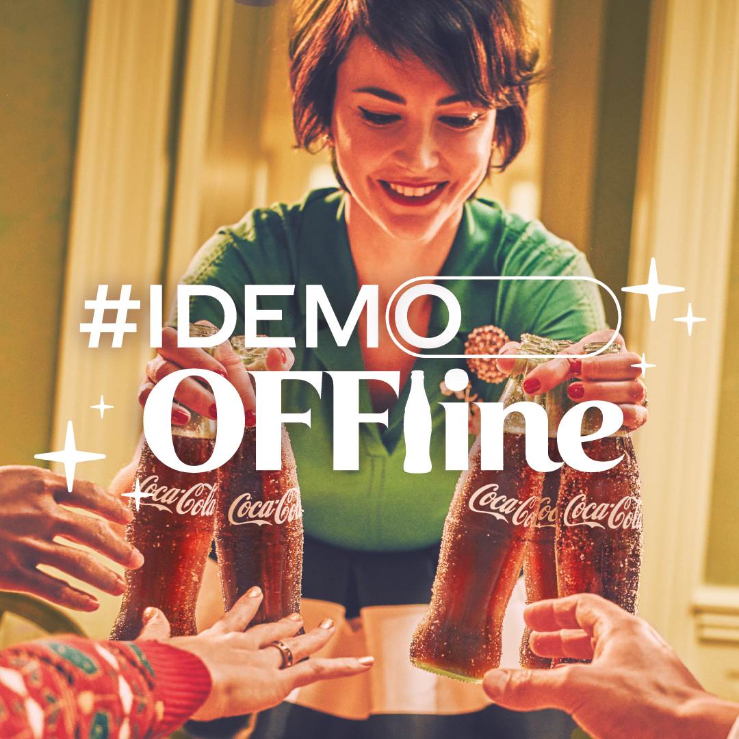  coca-cola  #idemoOFFline 