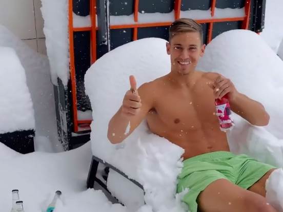  sneg madrid atletiko madrid markos ljorente skinuo se video snimak instagram 