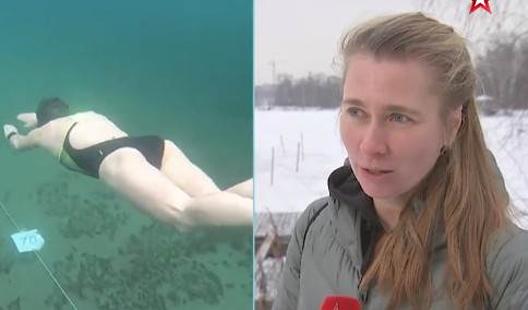  rekord u plivanju ispod vode zene rusija moskovljanka 