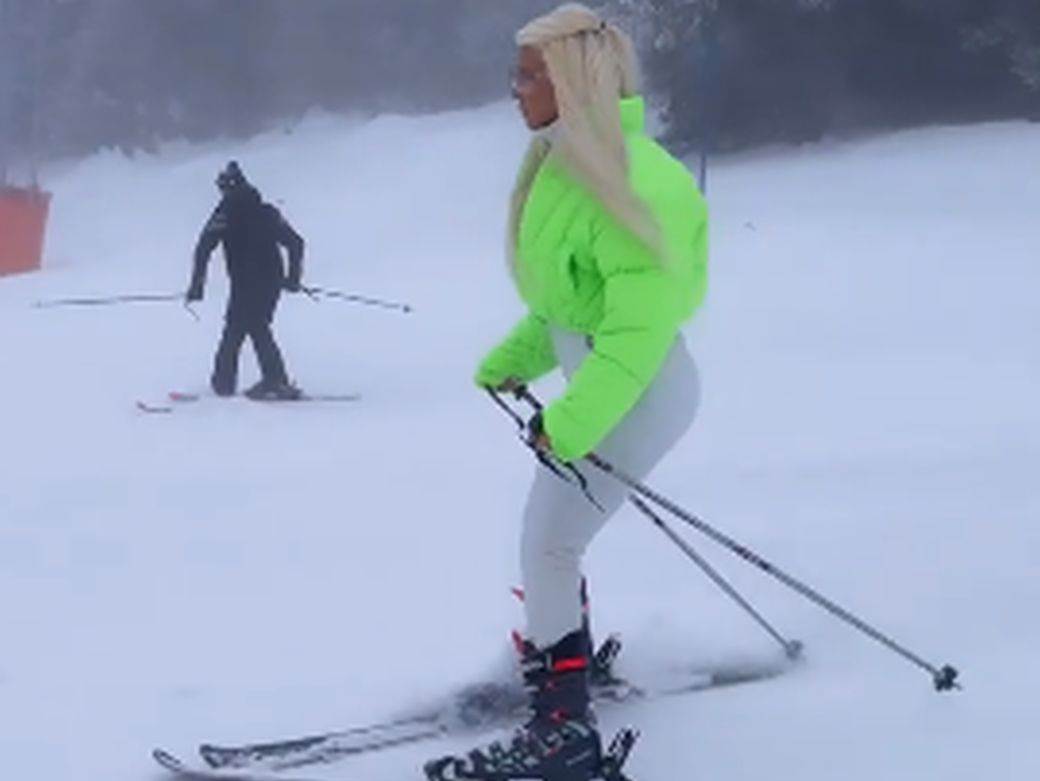  jelena karleusa skijanje kopaonik snimak 