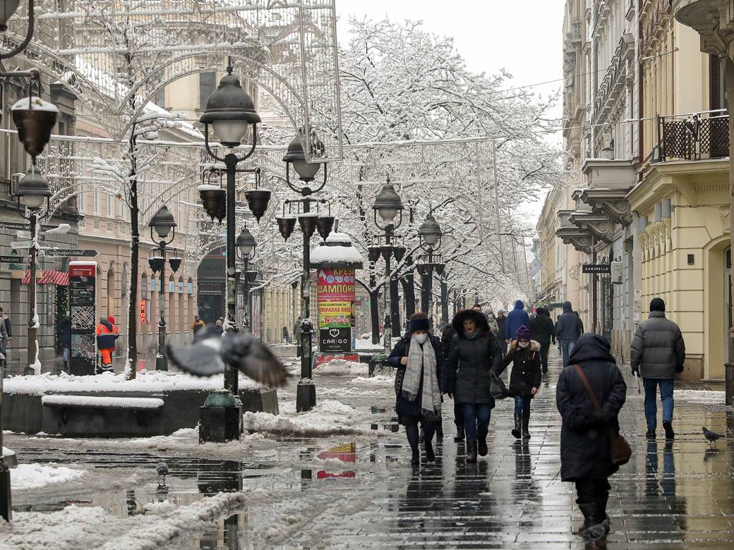  Hladna zima u Beogradu. 