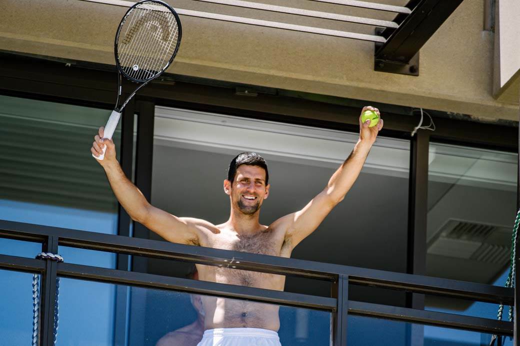  Novak Đoković prvi put trenirao u Australiji 
