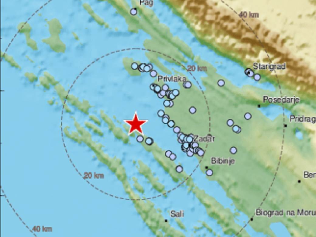  zemljotres hrvatska novi potres zadar 