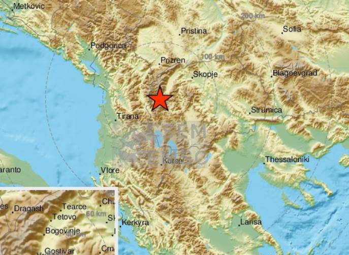  zemljotres makedonija kosovo 