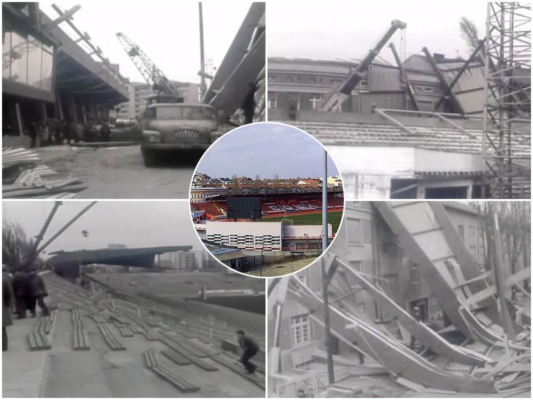  fk vojvodina stadion karadjordje pao krov na danasnji dan pre 42 godine 
