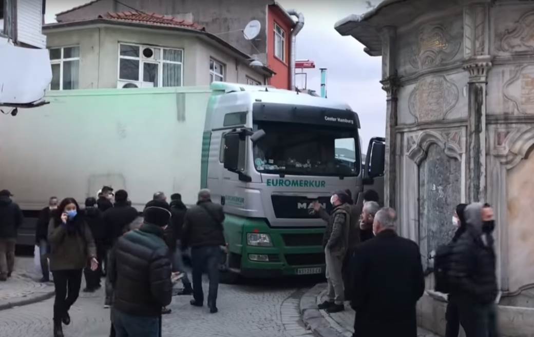  kamion srbija kamiondžija istanbul uske ulice  
