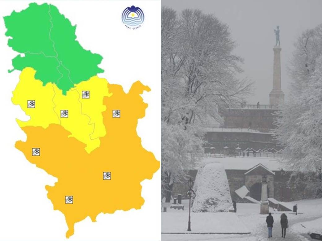  rhmz meteoalarm vremenska prognoza zahladjenje ciklon sneg  