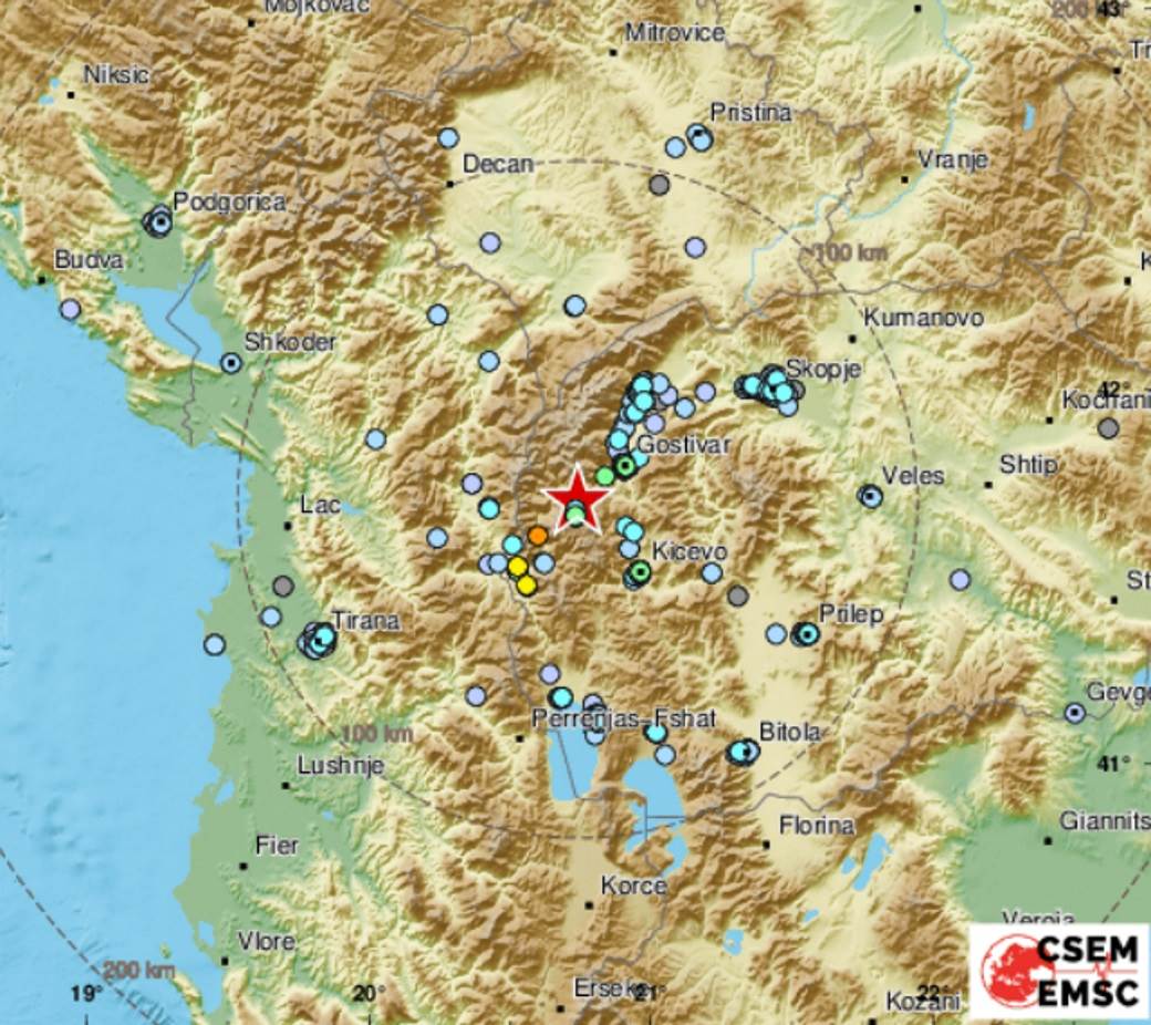  zemljotres u severnoj makedoniji 