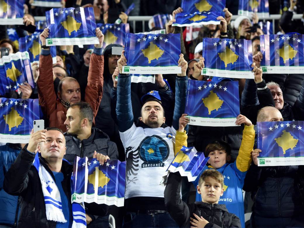  spanija kosovo fudbal utakmice kvalifikacije mundijal katar zastava himna obelezja 