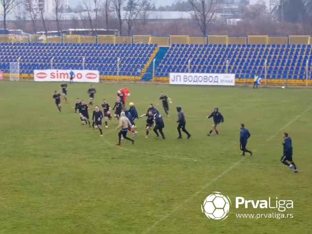  dinamo vranje radnicki pirot 3 2 preokret gol 97 minut golman kiks kroz ruke prva liga srbije video 