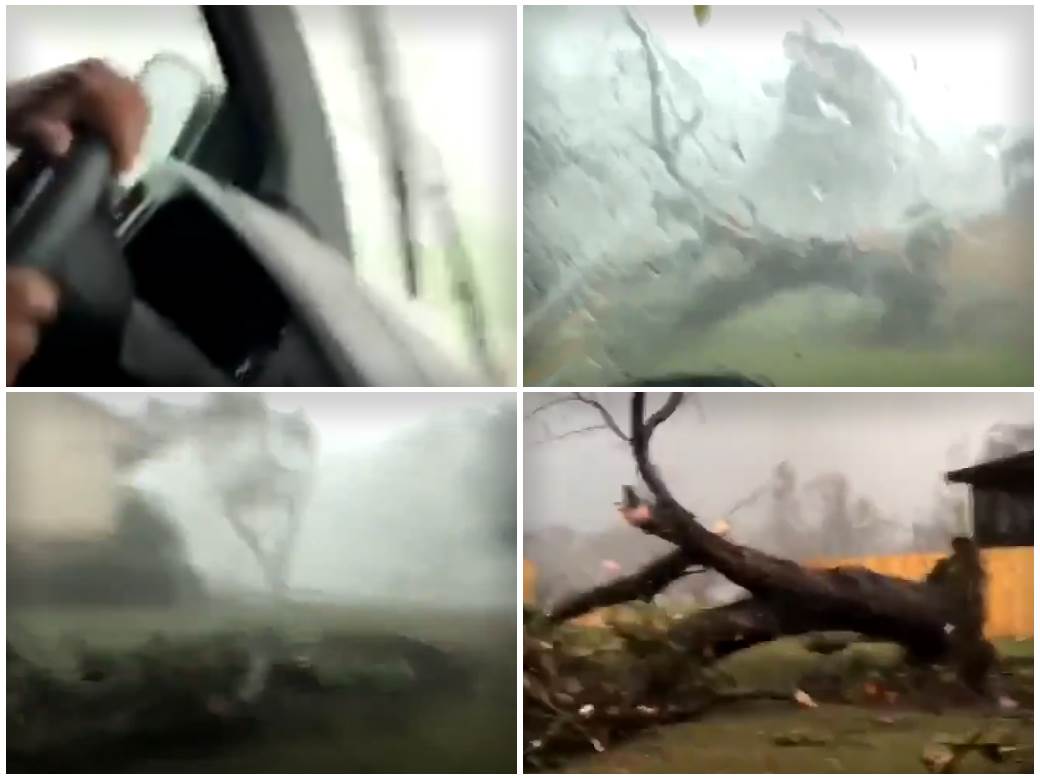  tornado alabama amerika kako izgleda usred tornada video 