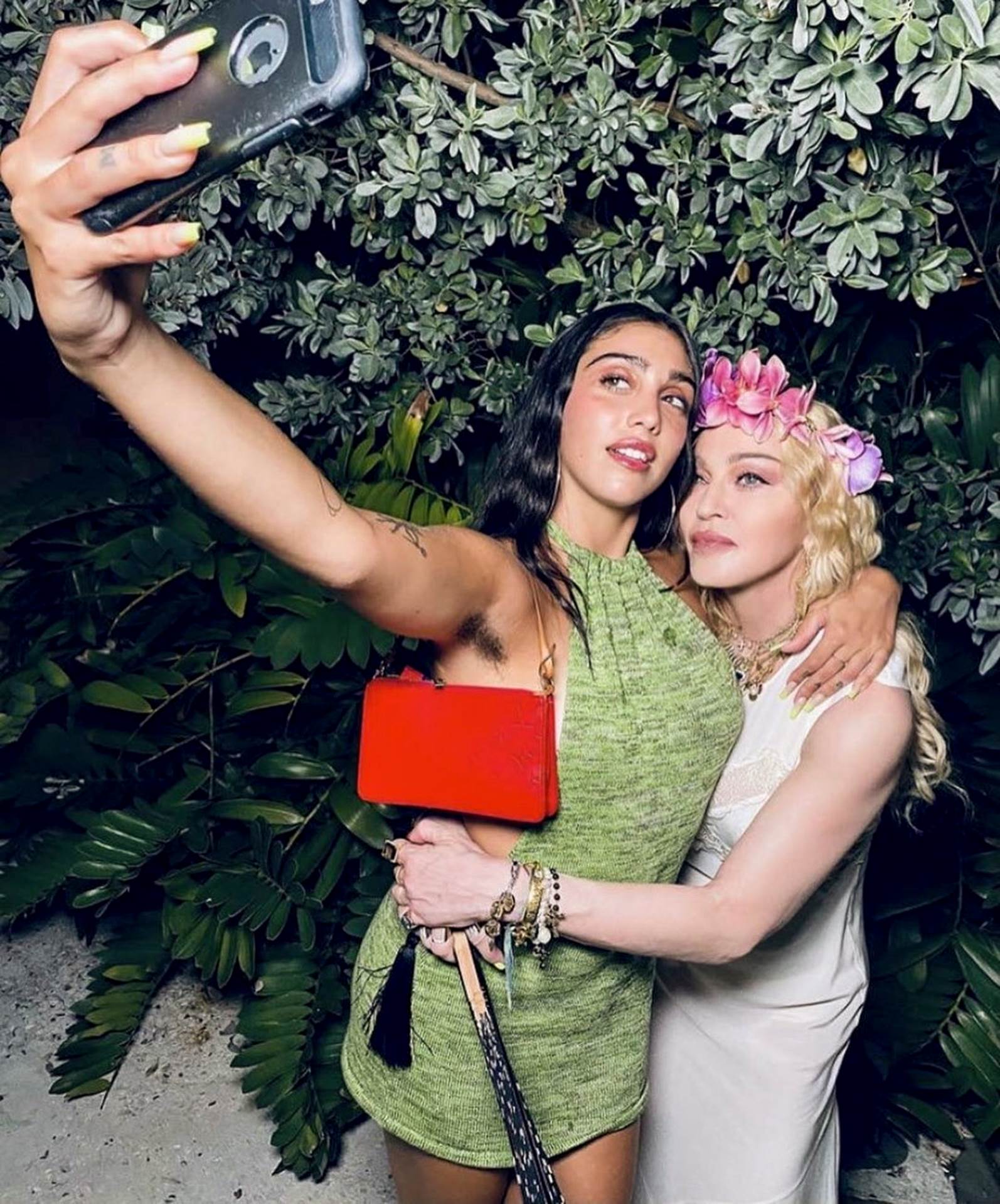 Screenshot of Madonna, latest post on social media, taking a selfie with her daughter Lourdes Leon.,,Image: 604727774, License: Rights-managed, Restrictions: Supplied by AVALON.RED - Fee Payable Upon Reproduction - For queries contact Avalon - sales@avalon.red London: +44 (0) 20 7421 6000 Florida: +1 239 689 1883 Berlin: +49 (0) 30 76 212 251, Model Release: no, Credit line: Profimedia 