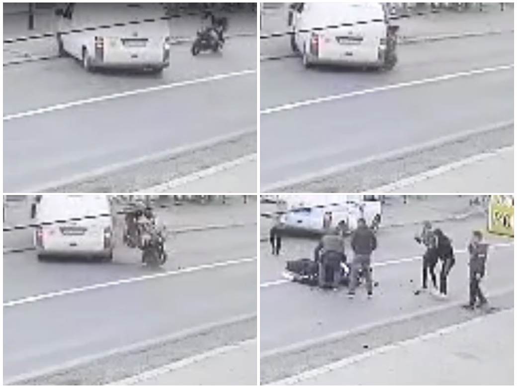  ibarska magistrala saobracajna nesreca motociklista video snimak 
