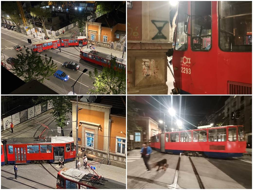  beograd nesreca tramvaj iskocio iz sina fotografija 