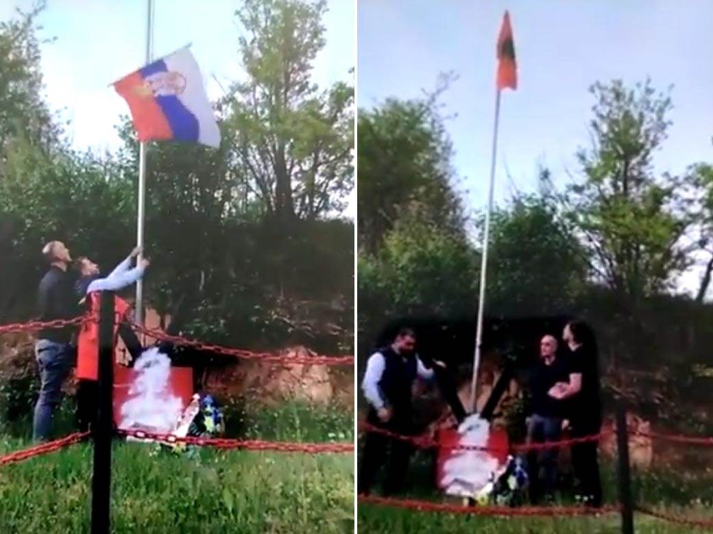  zamenik predsednika opstine bujanovac skinuo srpsku zastavu podigao albansku 
