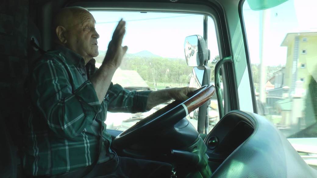  najstariji vozac kamiona u srbiji  