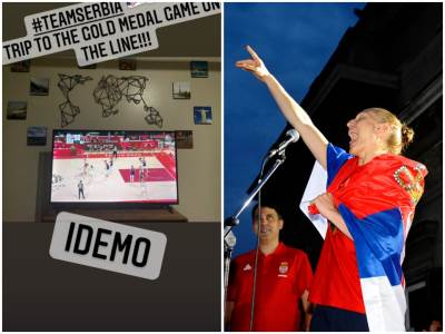  Amerikanka Danijel Pejdž navija za Srbiju na Olimpijskim igrama protiv SAD 