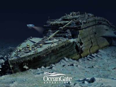  Titanik potonuo slika ispod vode 