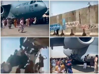  Aerodrom u Avganistanu u haosu, ljudi padaju sa aviona i ginu 