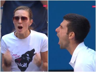  Novak Đoković urlik na US Openu i podrška Jelene Đoković 