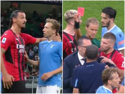 Sari dobio crveni karton bio besan na Zlatana Ibrahimovića 