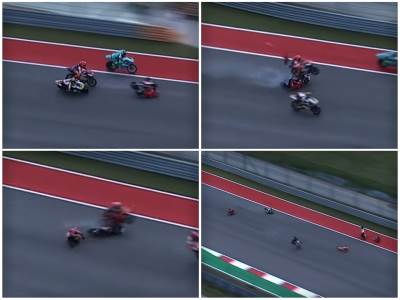 Moto 3 GP udes vozači se jedva izvukli 