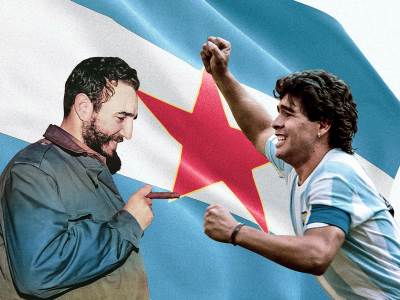  Dijego Armando Maradona i Fidel Kastro MONDO priča 