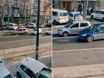  Žena parkirala automobil nasred ulice u Beogradu 