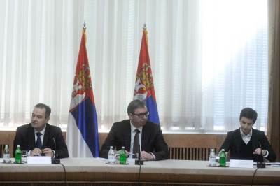  Aleksandar Vučić napustio sednicu saveta za nacionalnu bezbednost 