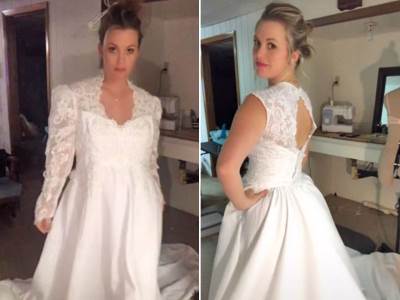  Devojka od haljine napravila venčanicu 