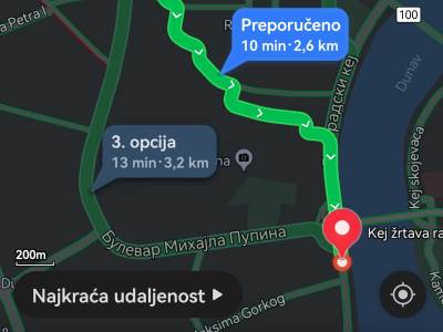 Petal Maps Mape Srbije bez interneta 