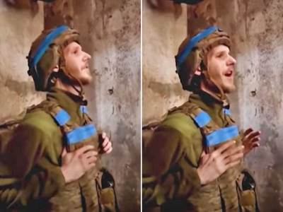  Ukrajinski vojnik peva pesmu sa Evrovizije 