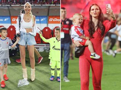  Žene fudbalera Zvezde na proslavi titule 
