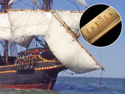  Zlato pronađeno na potopljenim brodovima u Kolumbiji 