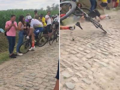 Biciklista se sudario sa navijačicom i slomio vrat na Tur de Fransu 