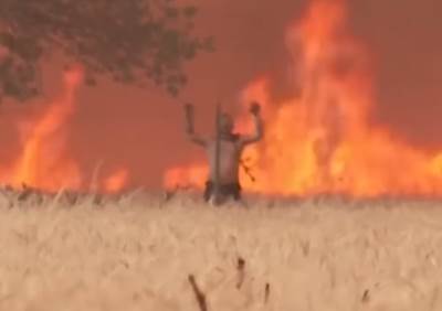  Snimak čoveka kako beži iz požara u Španiji 