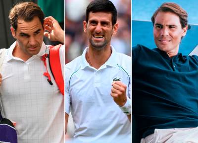  Rodžer Federer, Novak Đoković, Rafael Nadal 