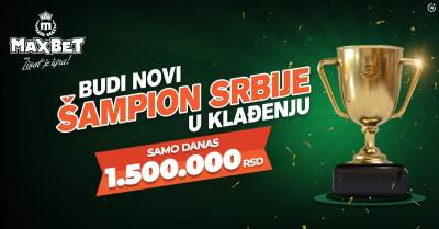  Danas 1.500.000 dinara za šampiona Srbije u klađenju 