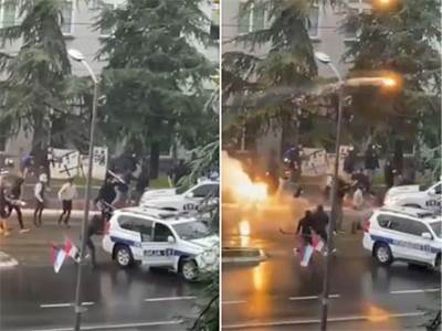  Navijači napali policiju u Karađorđevom parku 