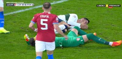  Kristijano Ronaldo krvari na meču sa Češkom 