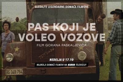  KULTNI FILM GORANA PASKALJEVIĆA NA KURIR TELEVIZIJI: Gledajte "Pas koji je voleo vozove" danas u 17. 