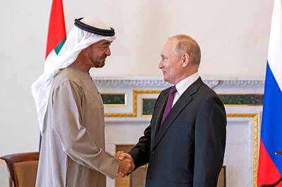  Mohamed bin zayed i Putina 
