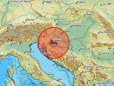  Zemljotres pogodio Hrvatsku 
