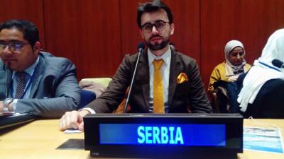  Prvi predstavnik mladih Srbije u Ujedinjenim nacijama 
