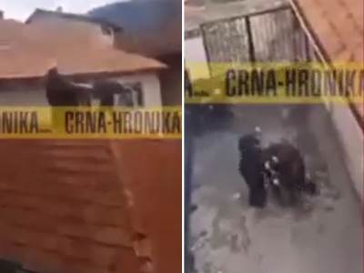  Policija bije mladiće u Sarajevu 