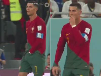  Kristijano Ronaldo zavlači ruku u gaće 