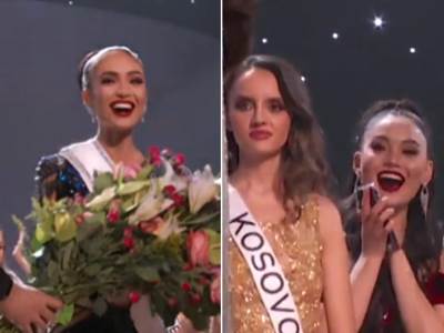  Reakcija predstavnice Kosova na proglašenju Miss univerzuma 
