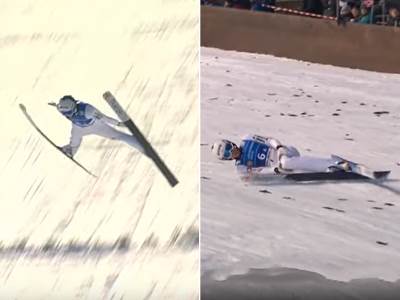  Timi Zajc pao posle ski skoka 