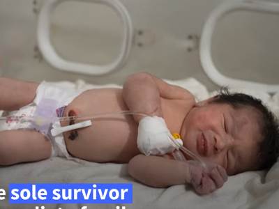  Beba koja je rođena tokom zemljotresa u Turskoj 