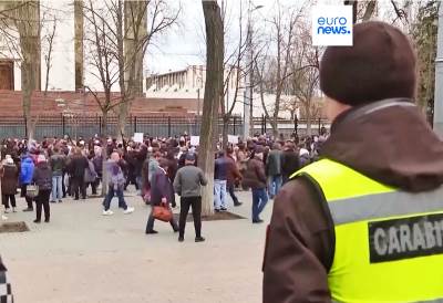  Stanovnici Moldavije protestuju zbog  siromaštva 